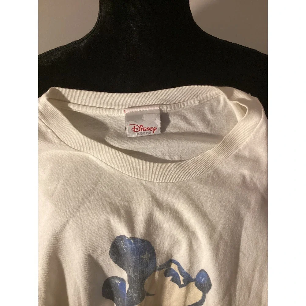 Vintage Disney Store Red White and Blue Mickey T-Shirt - Picture 5 of 5